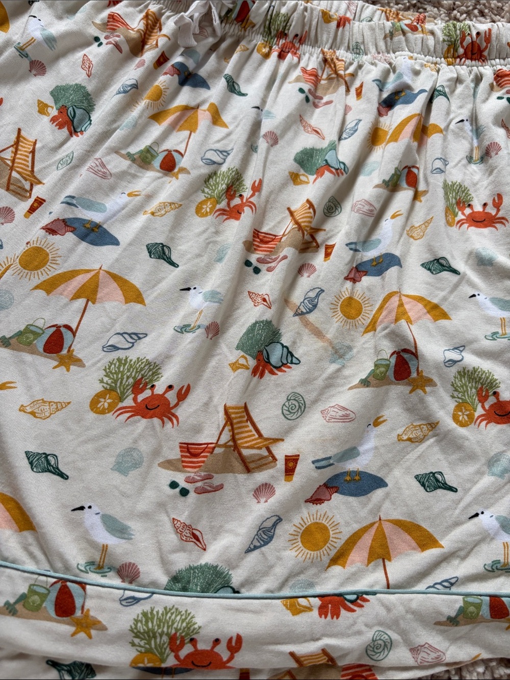 Emerson and Friends Beach Day Bamboo Sleep Shorts Ladies XL - Picture 2 of 5